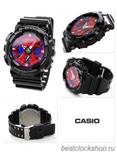 Ремешок для часов Casio GA-120B-1 , GA-110HC-1 , GD-100HC-1 глянцевый (10378391)