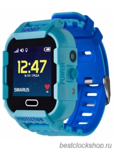 GPS часы SMARUS kids K6 синие